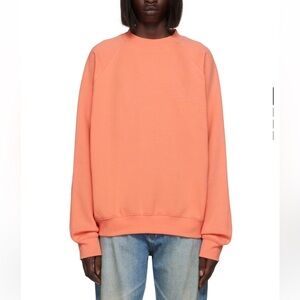Fear of God Essentials Sweatshirt Hoodie 'Coral' Oversized Size M